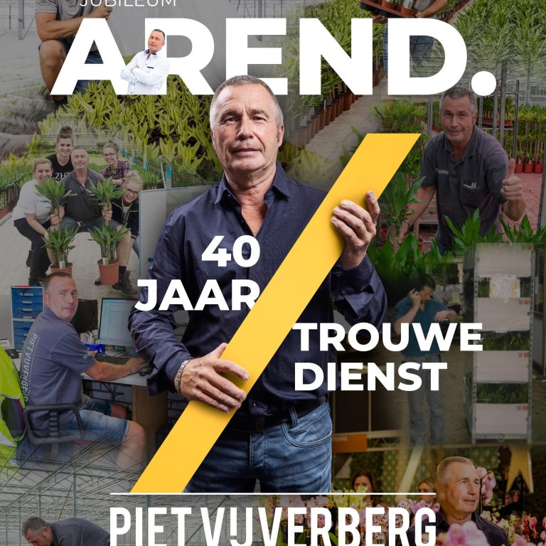 Arend jubileum plaat
